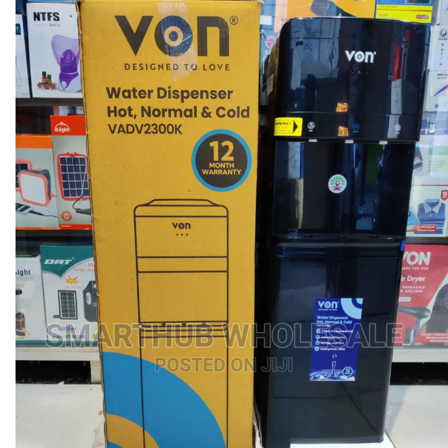 *Von Dispenser 3taps Compressor Cooling* 