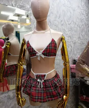School Girl Role Play Set Of 3 Lingerie