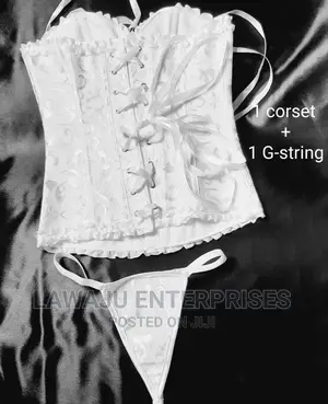 Corset + G- String Thong Quality Set