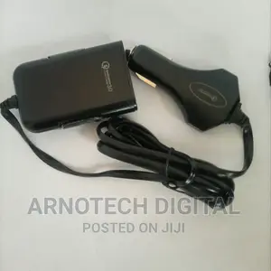 4 Port Usb Qc 30 Car Charger for Front Back Seat With 16m Ex