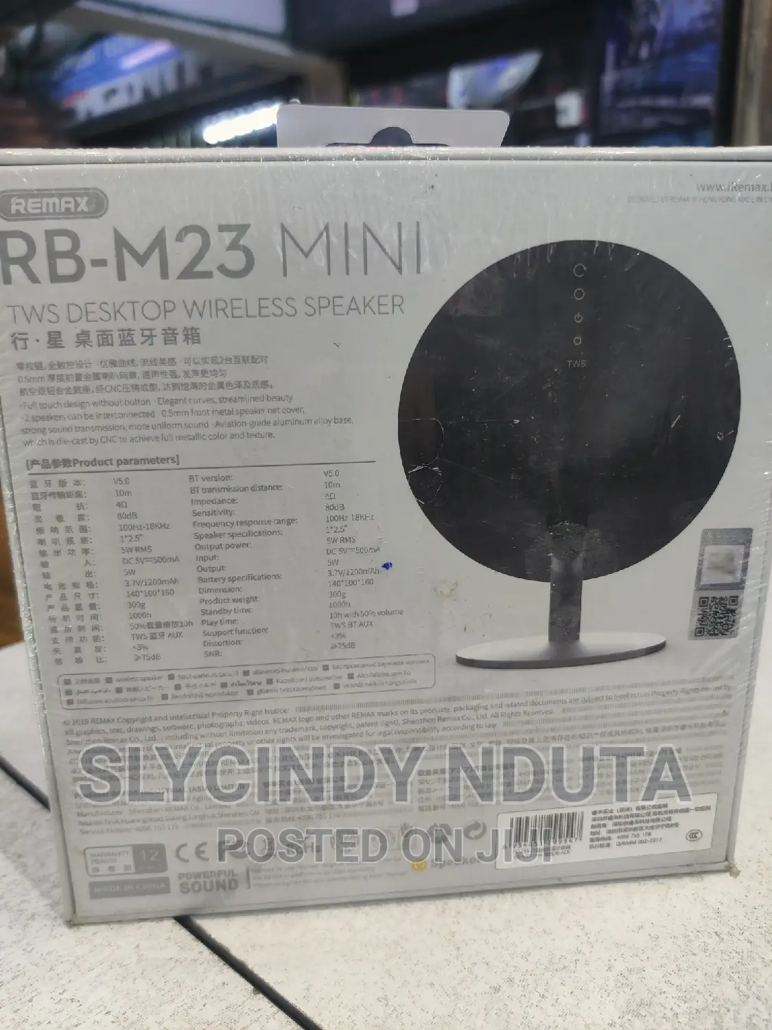 RB-M23 Mini Desktop Wireless Speaker