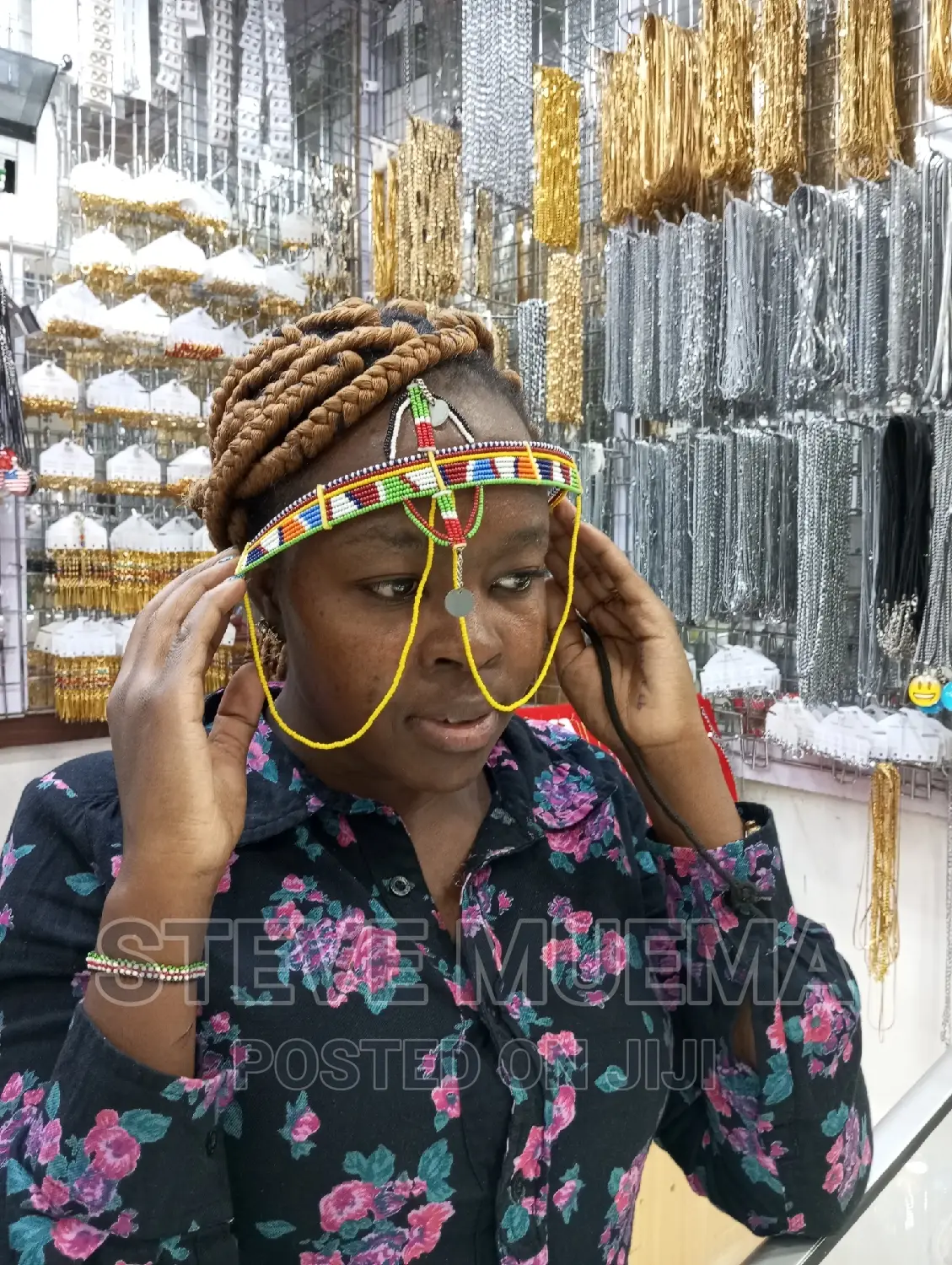 Masai Beads Headgear