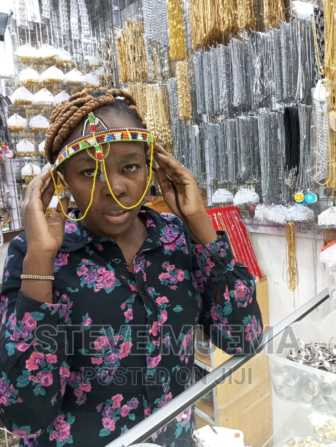 Masai Beads Headgear