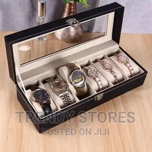 6 Slots Watch Storage Organizer Box