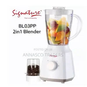 Signature 2 in 1 Blender 1500ml Jar White