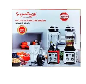 Signature 1800W Powerful Commercial Blender 4L Unbreakable J