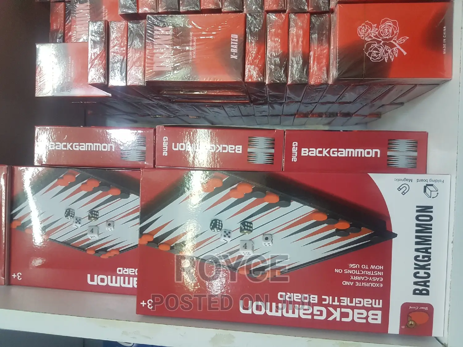Backgammon Magnetic Board Game