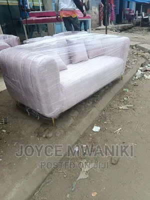 Sofa 3 Seater Baby Pink.