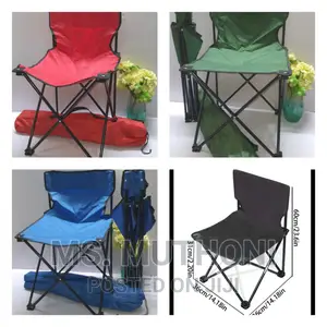 *Fodable Metallic Frame Canvas Camping Chair