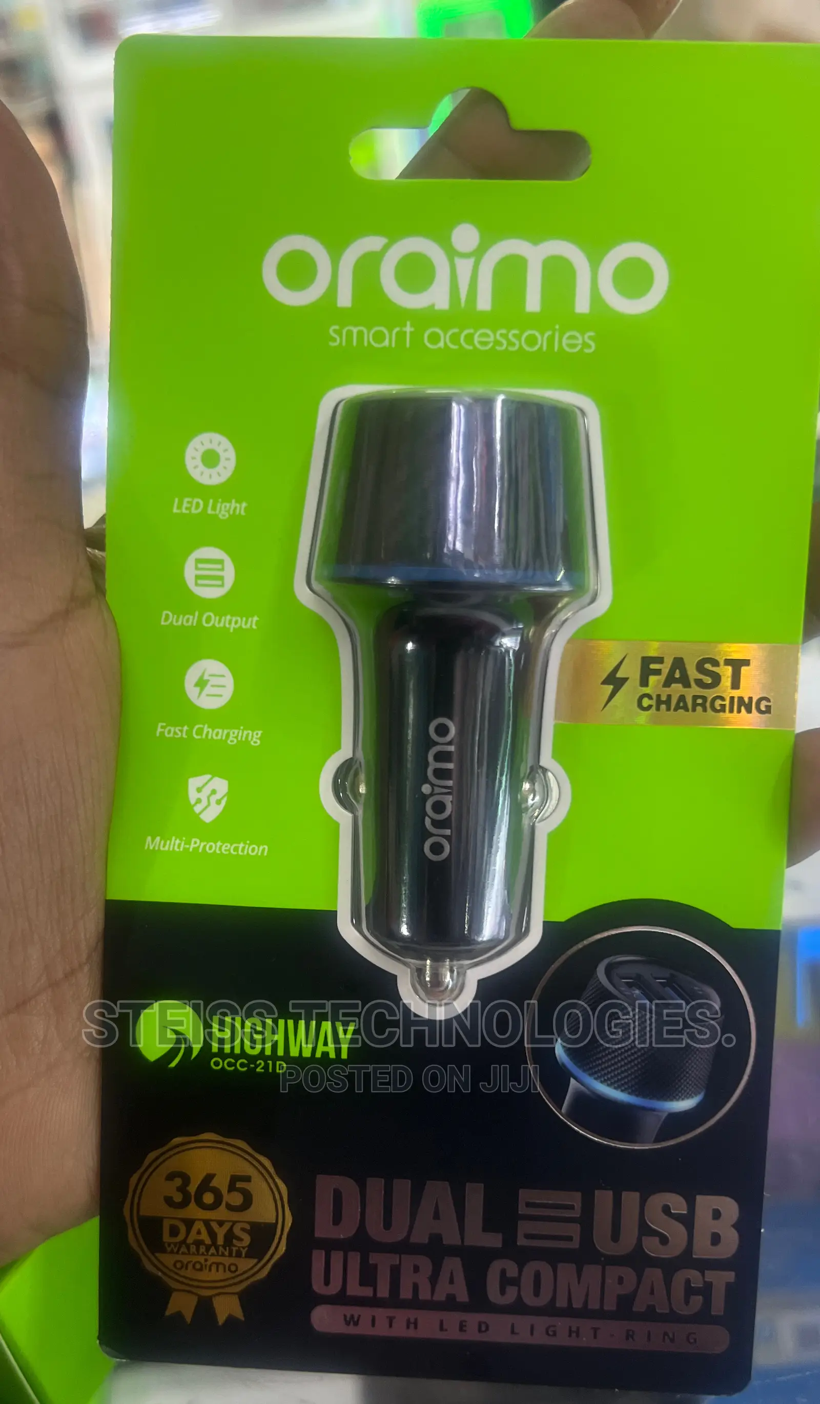 Oraimo Car Fast Charger