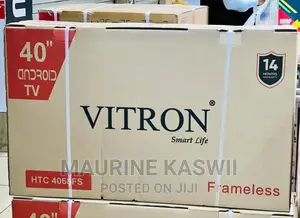 Vitron 40” Smart Android TV Inbuilt Decoder
