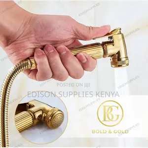 Gold Arabic Shower Gold Shataff Bidet Spray Elegant Rosegold