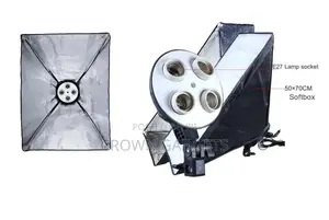 HIFFIN E27 Studio Single Holder Umbrella Lighting Kit