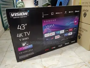 Vision Plus 43′′ Smart Uhd Frameless Vidaa Tv