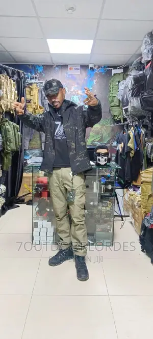 Black Camouflage Jacket