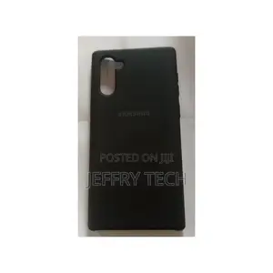 Samsung Galaxy Note10 Silicone Back Case - Black