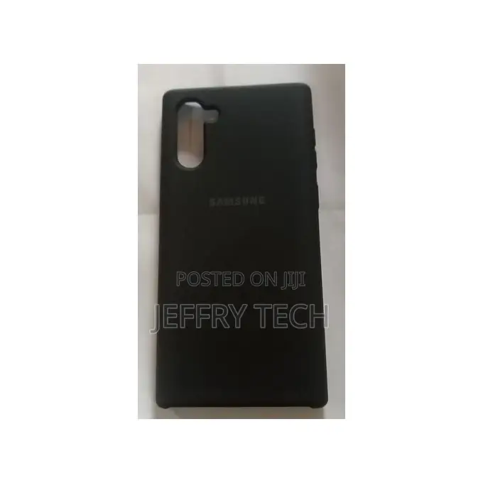 Samsung Galaxy Note10 Silicone Back Case - Black