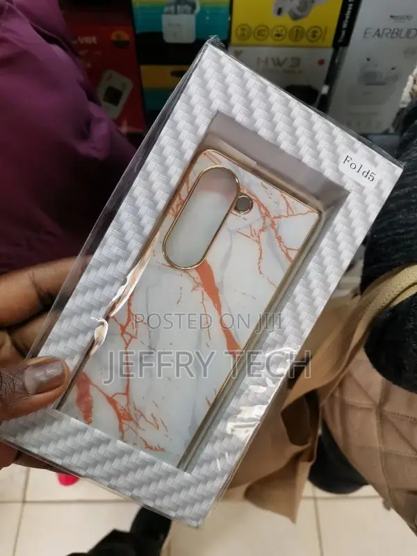 Galaxy Z Fold 5 Tempered Glass Case With Screen Protector, A