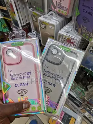 Colorful Case for OPPO Realme C30 C30S Casing Half Clear Sho