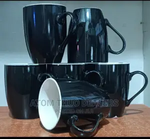 6 PCS Black Mugs /6 PCS Black Mugs
