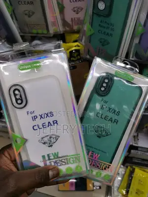 iPhone X,Clear Soft Silicone Bumper Protective Retro Color