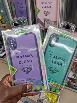 Transparent Purple Phone Case for iPhone XS / iPhone X