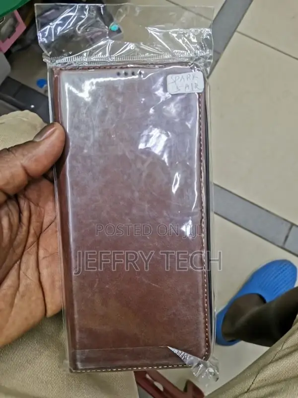 Flip Case for Tecno Spark 5 Air - Brown
