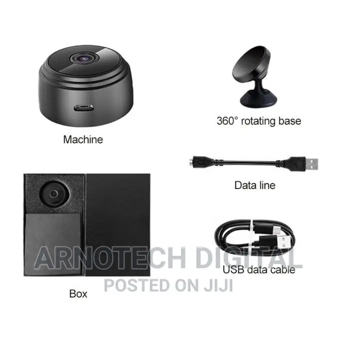 Mini Wifi Camera - A9, 1080p Cctv