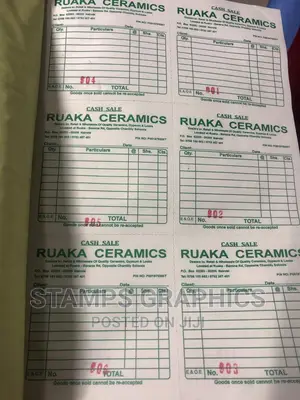 Cash Sale Book.