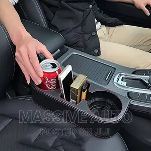*Multifunctional Pu Leather Car Cup Holder