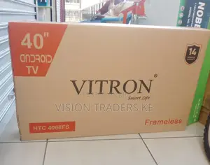 Vitron 40 Inches Smart Android Frameless Tv.