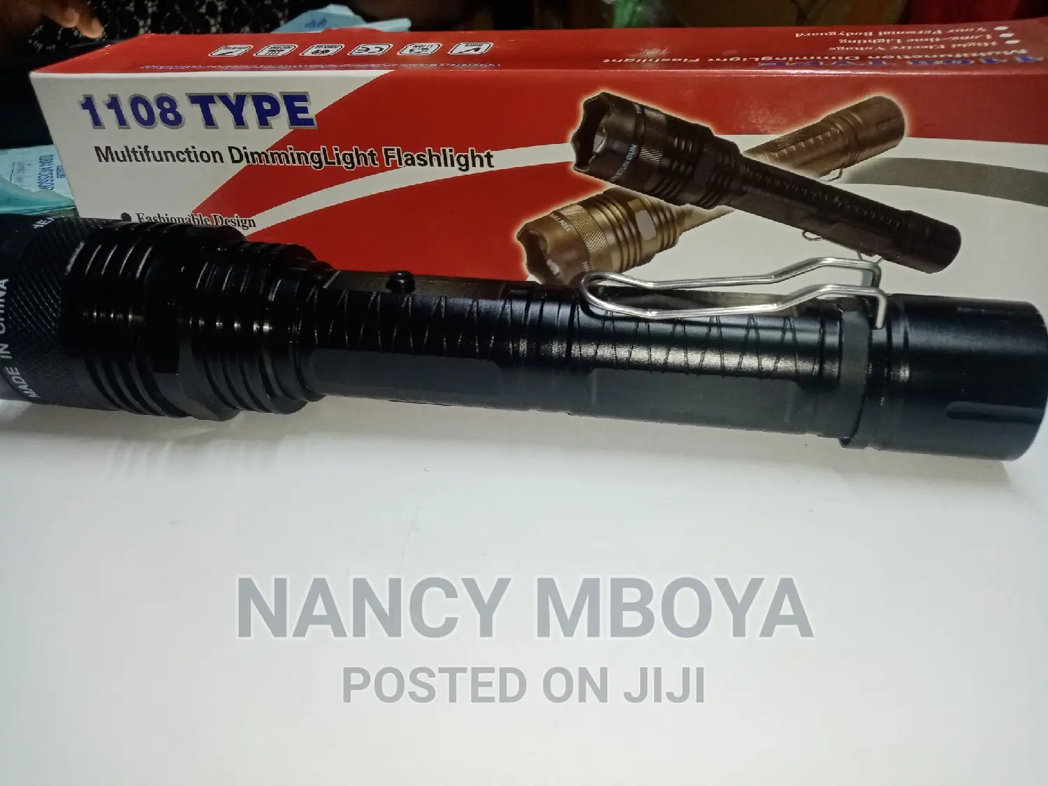 Multifunction Dimming Light Flashlight 1108