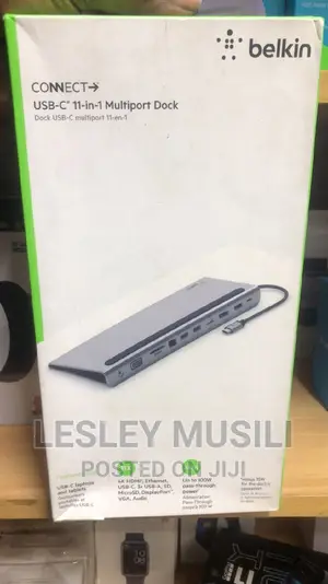 Belkin CONNECT USB Type-C 11-in-1 Multiport Dock (Silver)