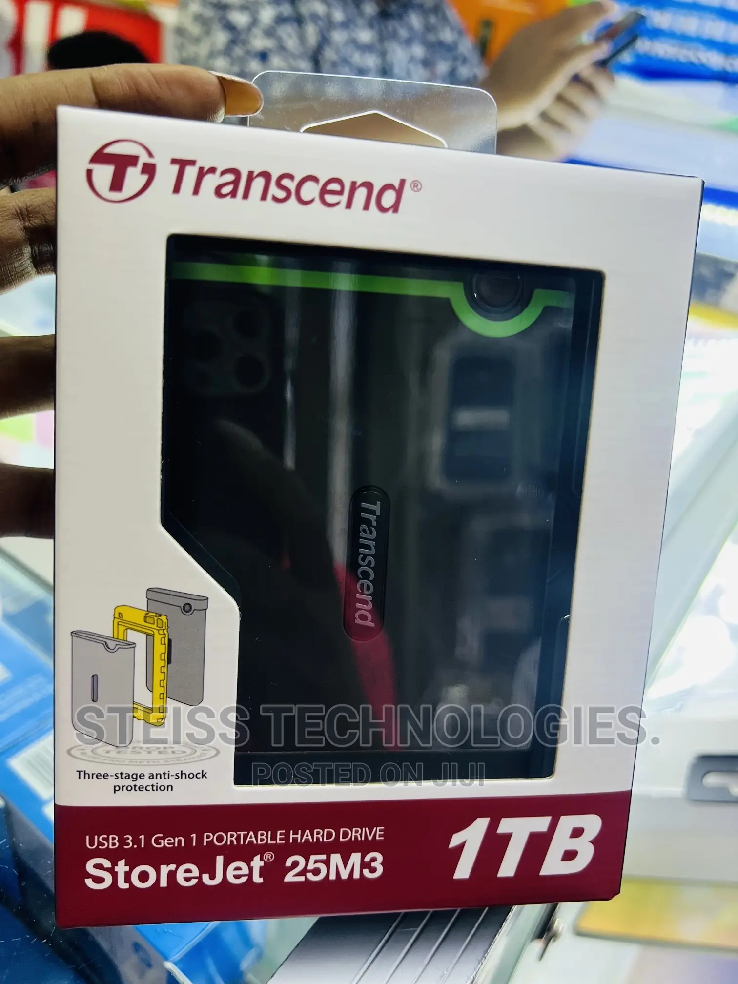 1tb Transcend Hard Disk.