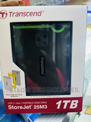 1tb Transcend Hard Disk.