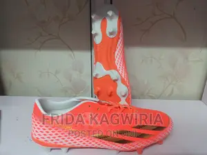 Orange Football Boots