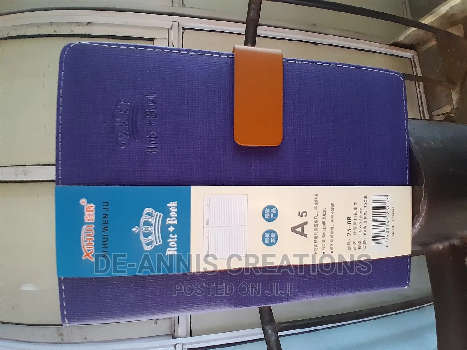 A5 Button Notebooks