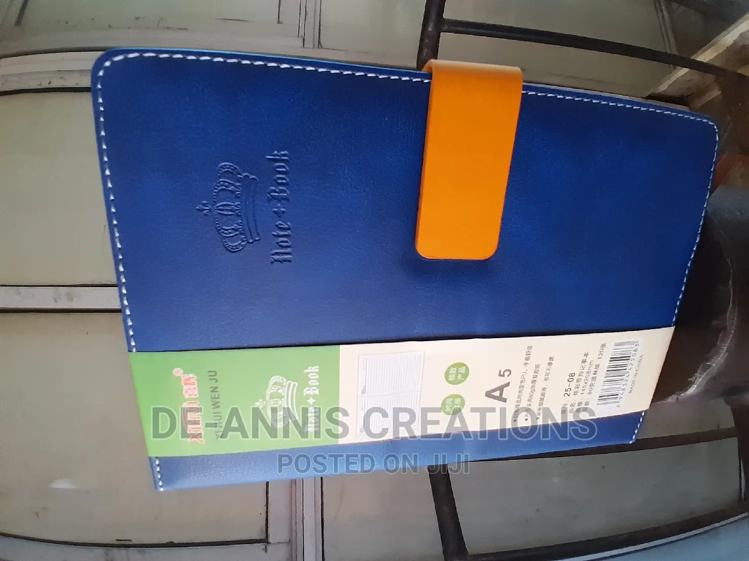 A5 Button Notebooks