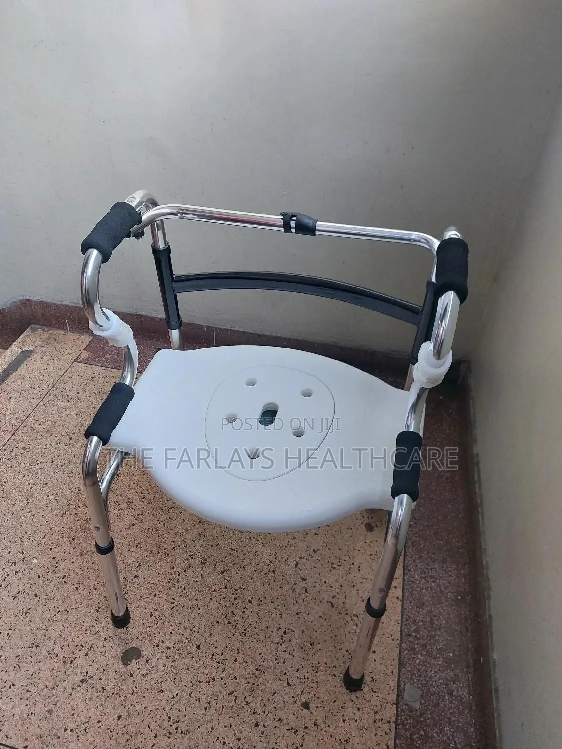 Walking Frame With Seat and Commode.