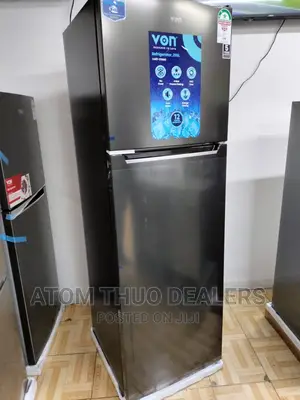 .Non Frost Von VART-37NMS Double Door Fridge 253L - Silver.