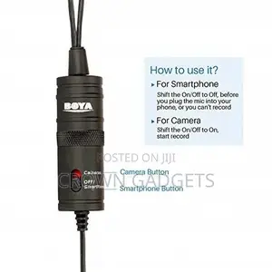 Single BOYA BY-M1DM Dual Lavalier Universal Microphone