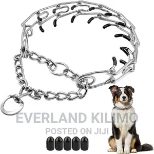 Prong Collar With Rubber Tips