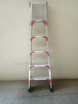 Ladder 6 Steps Aluminum Double Sided 6 Steps/2meters