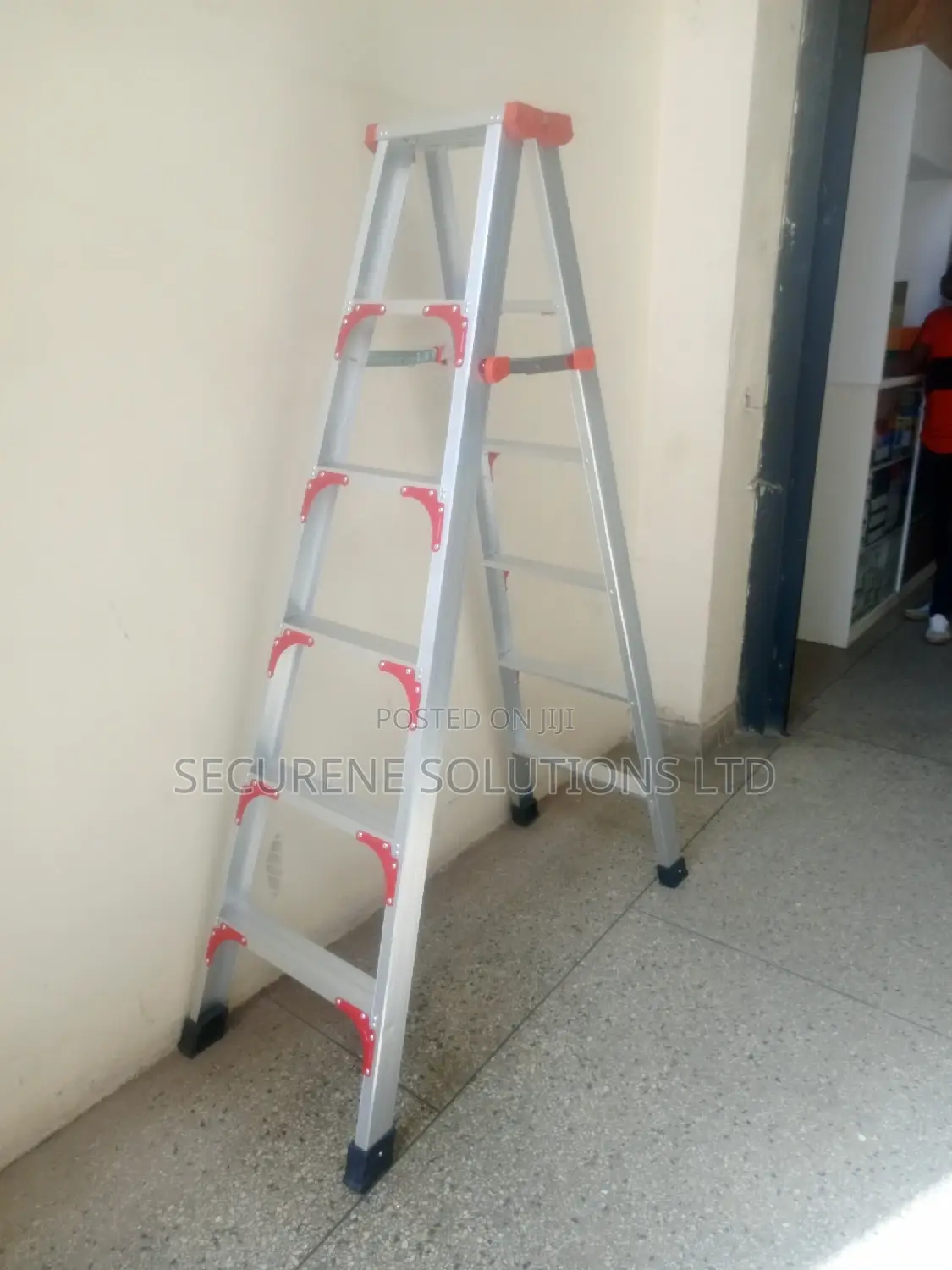 Ladder 6 Steps Aluminum Double Sided 6 Steps/2meters