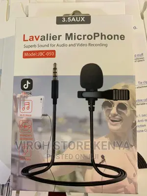 Lavalier Microphone 3.5mm Aux Shirt Microphone