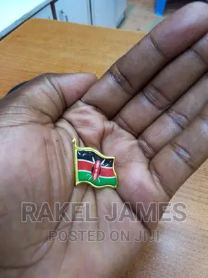 Kenyan Flag Brooch
