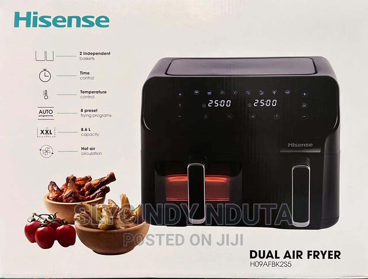 Hisense Dual Air Fryer H09AFBK2S5
