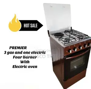 Quality Premier Free Standing 3 Gas Burner 1 Electric Cooker