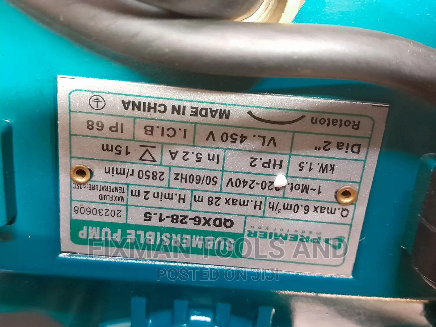 Efficient Sewage Pump 2 Hp Premier