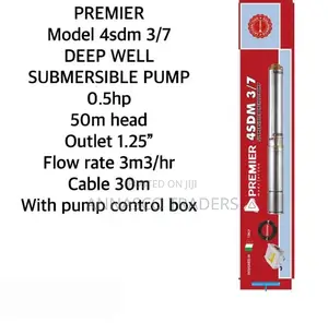 Powerful 0.5 HP Submersible Pump With 30M Cable Pump Control